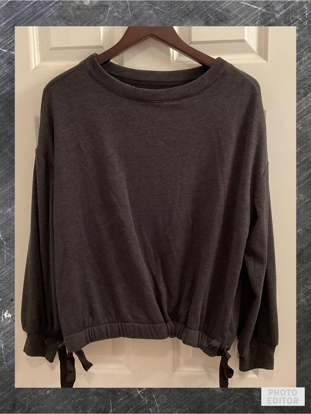 Lou & Grey Cinched Bottom Sweatshirt - NWT - Size Medium